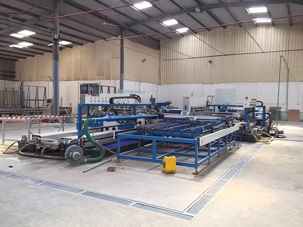 Automatic Glass Double Edging line (L Line)